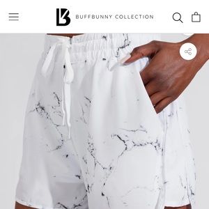 White Marble Flo Short BuffBunny